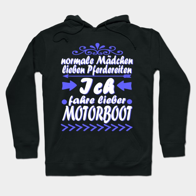 Hobby Motorboot Frauen Meer Speed Boot Hoodie by FindYourFavouriteDesign